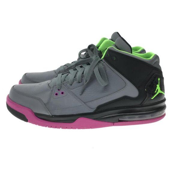Men\'s Jordan Flight Origin Basketball Shoes, 599593 090 Cool Grey/BlK main image 6
